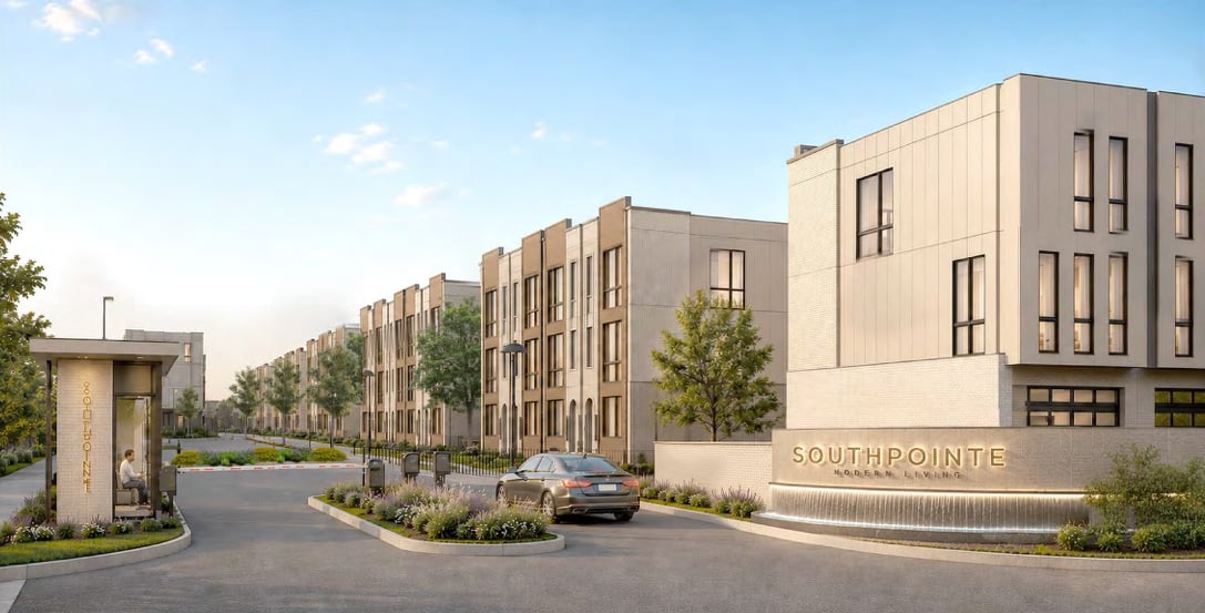 A gated community of 140 townhouses is proposed near Packer Park