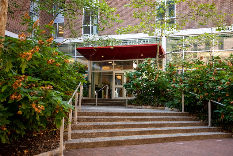 The outside of Clair M. Fagin Hall at the University of Pennsylvania on Tuesday, Sept., 8, 2020.