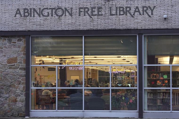 The Abington Free Library, on Old York Road in Abington, Tuesday, Jan. 6, 2026.