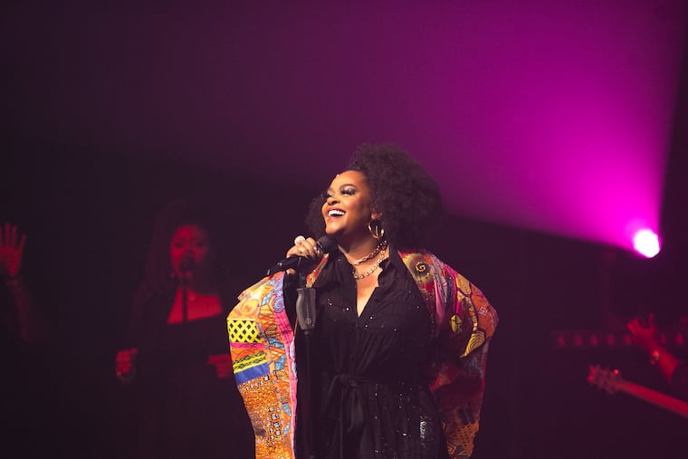 Jill Scott performs at the Met on March 16, 2023. The Philly vocalist and poet headlines The Roots Picnic at the Mann Center on Saturday.