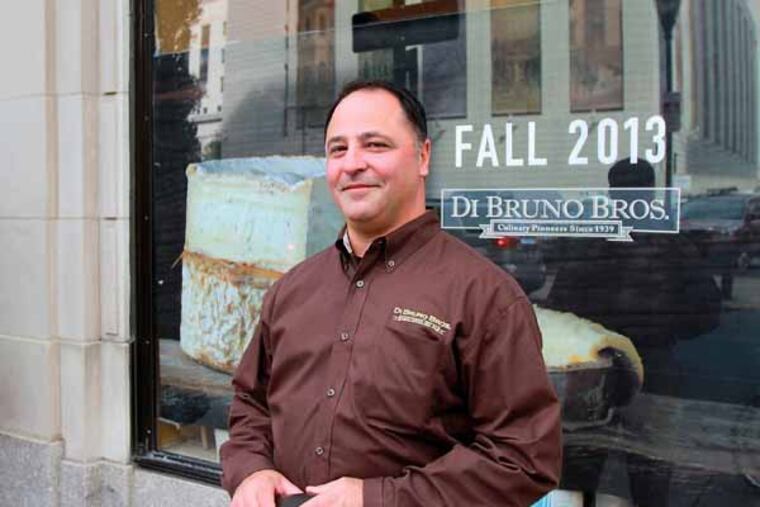 Di Brunos Bros' president Billl Mignucci Jr., outside of the new shop in The Franklin in Washington Square, October 8, 2013. ( DAVID SWANSON / Staff Photographer )