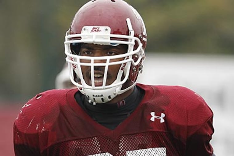 Redshirt freshman Nate D. Smith is the Owls' leading tackler with 29. (David Maialetti/Staff Photographer)