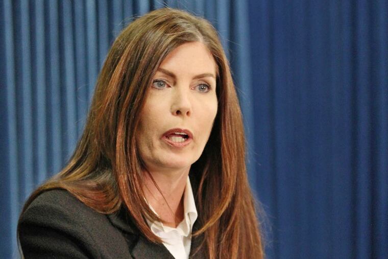 Pennsylvania Attorney General Kathleen Kane in March 2014. ( MICHAEL BRYANT / Staff Photographer )