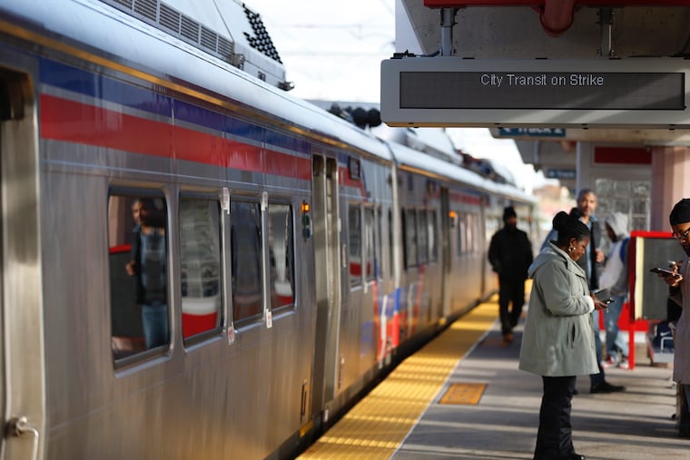Two trains bumped each other at Temple University Station on June 5.