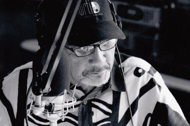 Bob Perkins on the air at WRTI.