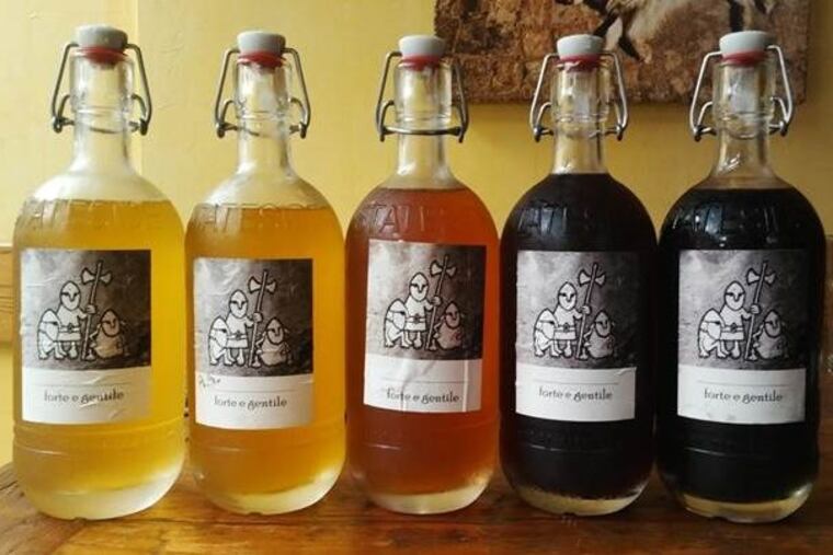 Le Virtu's Fred Cretarola infuses his "Forte e Gentile" series of digestivi in the Abruzzese style with a wide range of herbs and fruits.