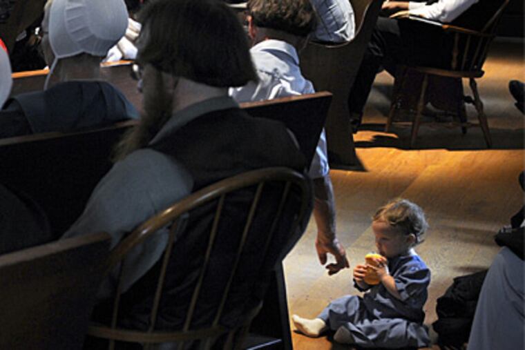 The Power of Forgiveness: Lessons From Nickel Mines, a daylong conference at Elizabethtown College in Lancaster County, drew hundreds of participants last month. (TOM GRALISH / Staff Photographer)