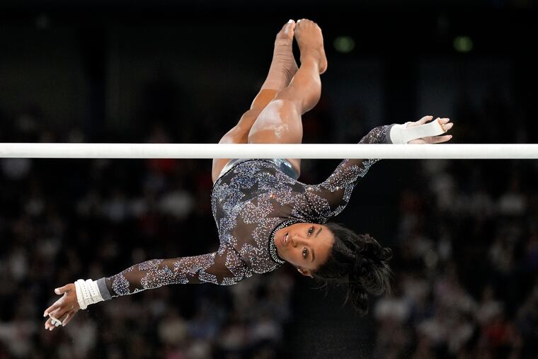 Simone Biles and the U.S. women's gymnastics team will be competing for a gold medal in the team competition at the 2024 Paris Olympics Tuesday.