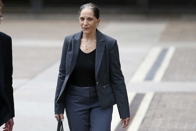 Renee Tartaglione leaves the federal courthouse in Philadelphia, PA on June 23, 2017. Tartaglione was convicted Friday on all 53 counts of conspiracy, theft, fraud, and tax evasion in a scheme that fleeced $1 million from a Fairhill mental health clinic for which she was both president and landlord.