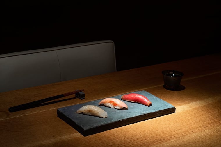 Hiroki, set up behind Wm. Mulherin's Sons restaurant in Fishtown, only serves an omakase menu.
