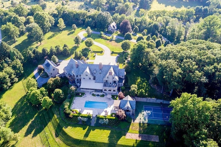 10 Pyles Rd., which sits on 8.5 acres in near Winterthur Museum, is on the market for $12 million.