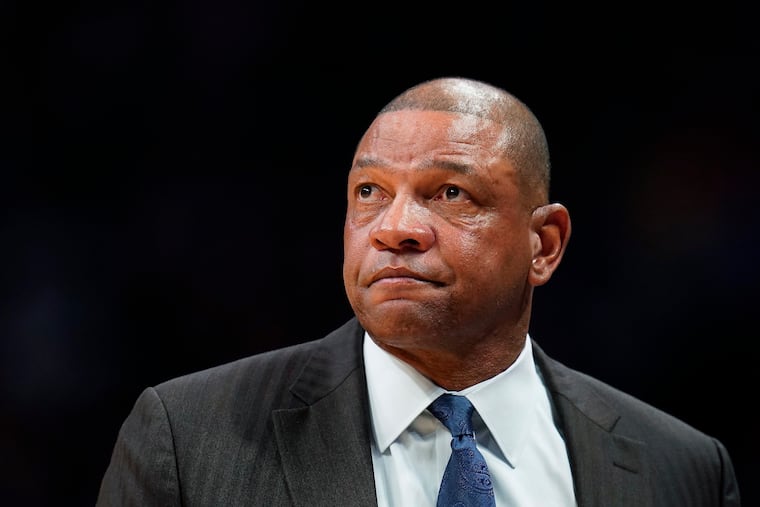 Doc Rivers is just seeing his team practicing together for the first time, and the preseason starts in a week.