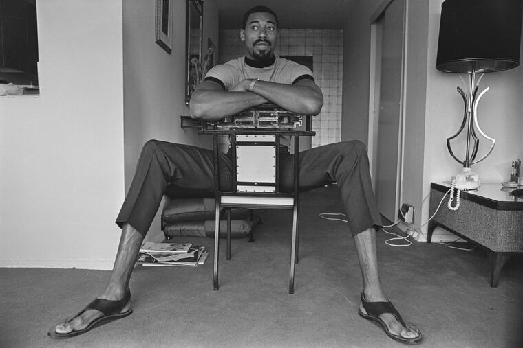 The voice of Wilt Chamberlain will be used to narrate a basketball documentary on Showtime called "Goliath."