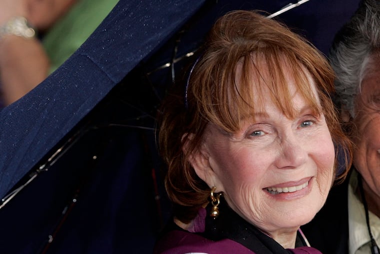 FILE - In this May 26, 2006, file photo, Katherine Helmond arrives for the premiere of the Disney/Pixar animated film "Cars" at Lowe's Motor Speedway in Concord, N.C. Helmond, best known as the grandmother who was hot for housekeeper Tony Danza on “Who’s The Boss,” died last Saturday, Feb. 23, 2019, of complications from Alzheimer’s disease at her home in Los Angeles, her talent agency APA announced Friday, March 1, 2019. She was 89.