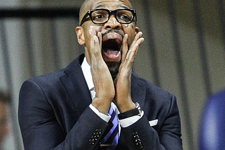 Penn head coach Jerome Allen. (Steven M. Falk/Staff Photographer)
