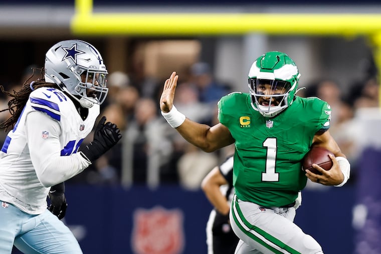 Jalen Hurts is running the football at the lowest rate of his career this season. What would the short- and long-term repercussions be if that changed?