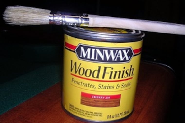 Depending on the stain, a half-pint coats about 30 square feet once.