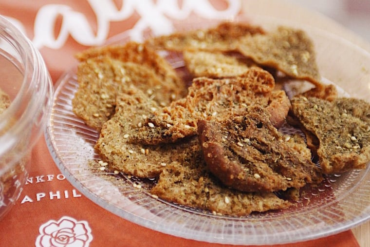 Za’atar pita chips at Suraya.