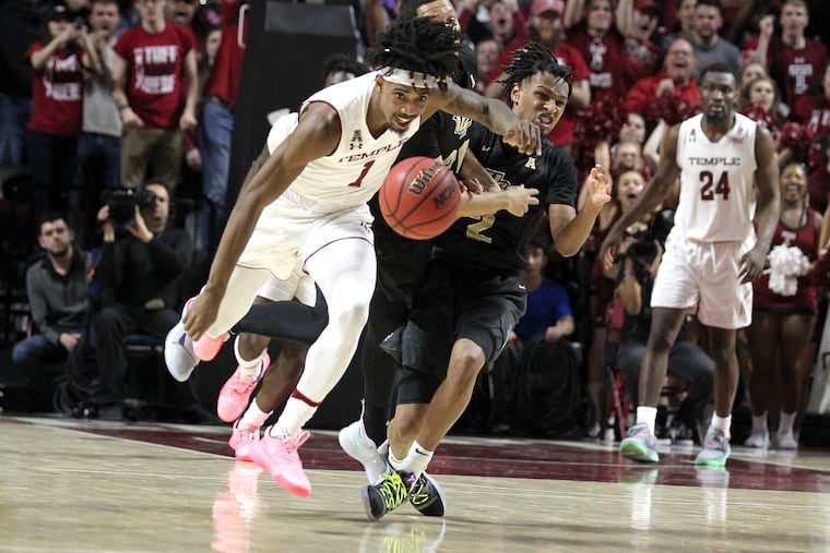 Quinton Rose (left) is Temple's top returning scorer.