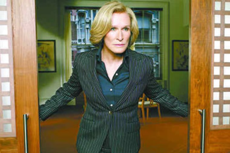 Glenn Close plays lawyer Patty Hewes on FX's "Damages."