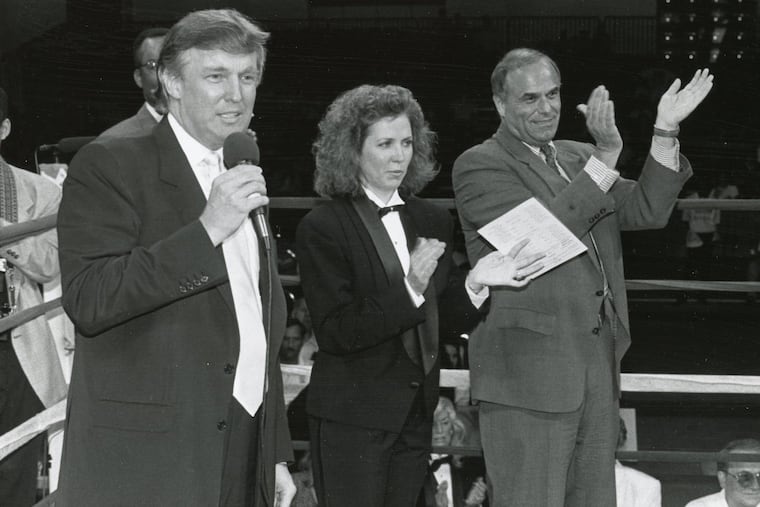 Donald Trump, former City Rep. Kathleen Sullivan and former Philadelphia Mayor Edward Rendell.