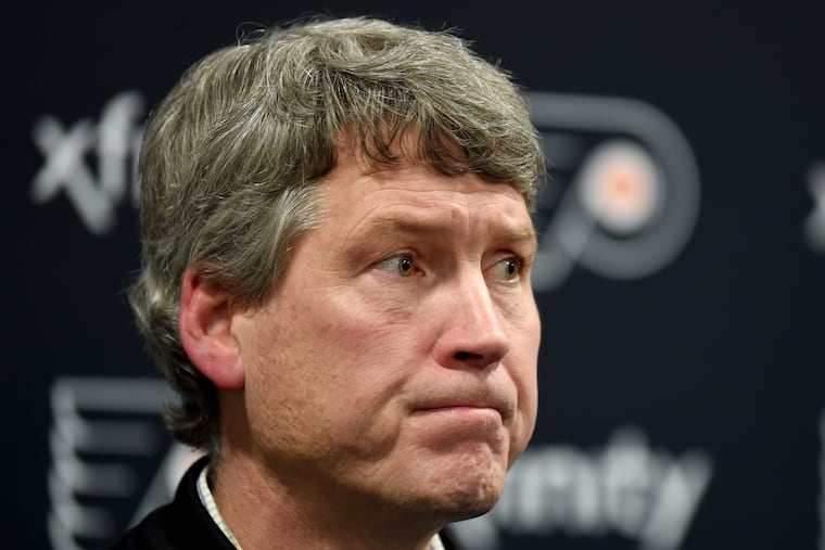 Chuck Fletcher, who was named the Flyers' GM on Dec. 3, has watched his team fall into last place in the Metropolitan Division and might soon be a seller in the trade market.