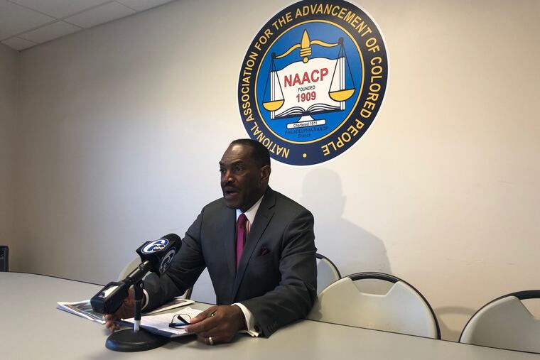 NAACP President Rodney Muhammad speaks out against recent coverage of the Philadelphia Sheriff's Office by The Inquirer.