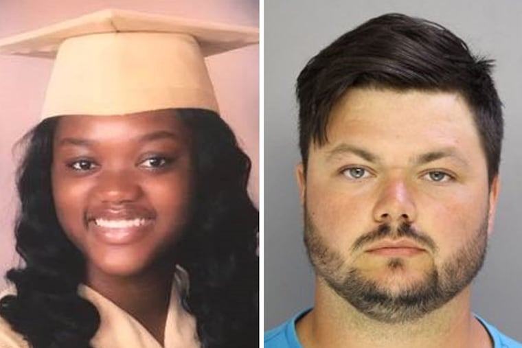 David Desper (right), was recently sentenced to up to 40 years in prison in the road-rage shooting death of 18-year-old Bianca Roberson last year in suburban Philadelphia.