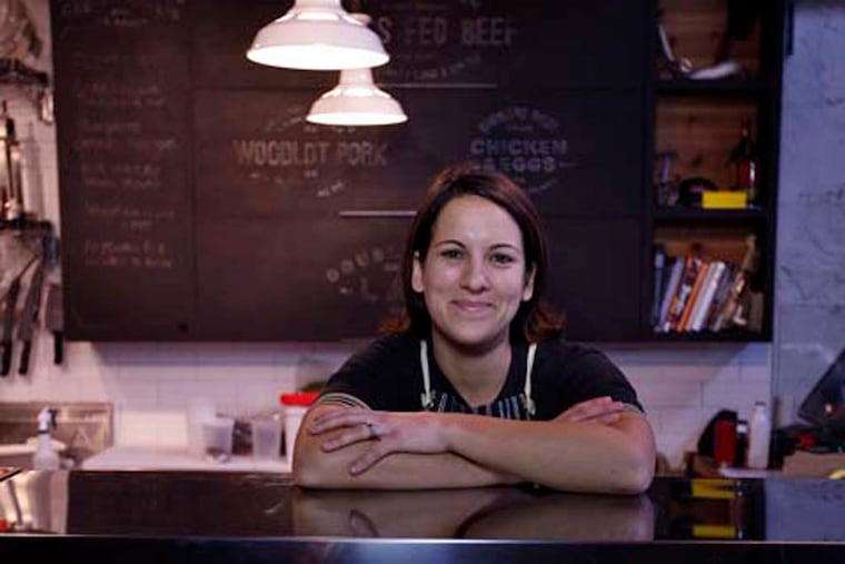 Heather Thomason, a butcher at Kensington Quarters, 1310 Frankford Avenue. December 2, 2014 ( MICHAEL S. WIRTZ / Staff Photographer )