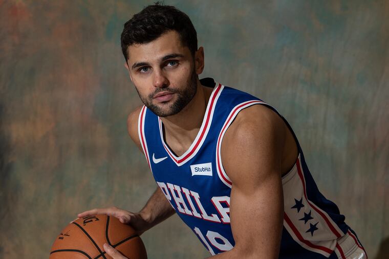 Raul Neto, stands for a portrait during media day in Camden.