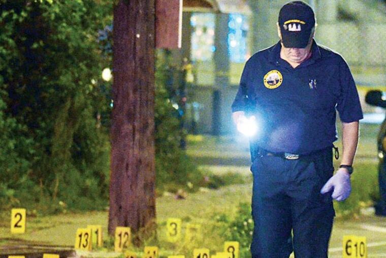 About 1,300 people were shot last year in Philly, of which almost 43 percent were between 18 and 24.