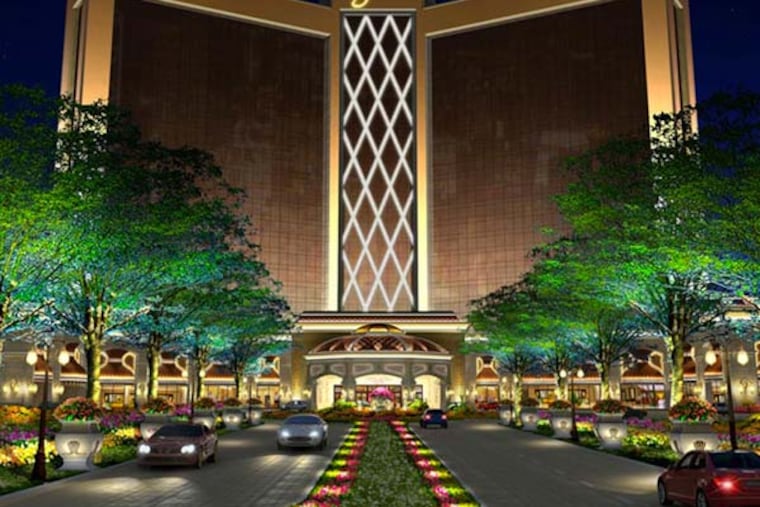 A rendering of Wynn Philadelphia which would have been located along the Delaware River in Fishtown.