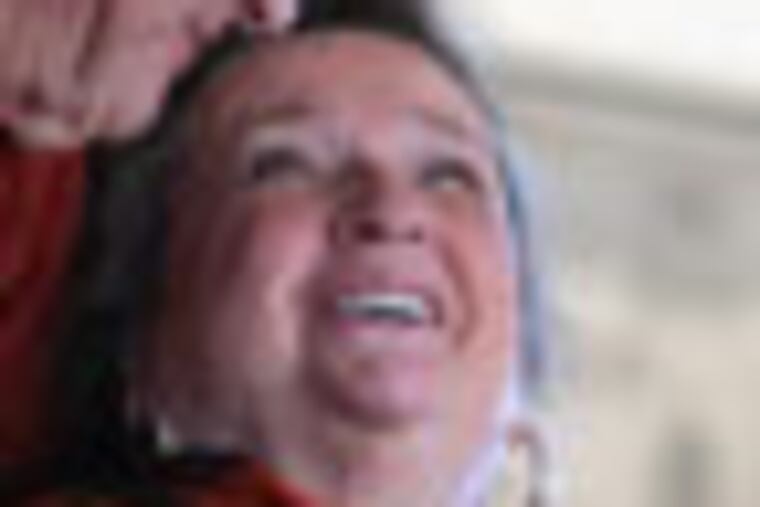 DSCHOOL26PB Photo by Bob Williams Suburban Staff 9-22-2004 303 W. State St., Doylestown, Pa: Left to right David York (cq) and his wife Phyllis York cq) the founders of Tough Love, 25 years ago. They are reflected in the mirror that is a prominent fixture in their living room. 1of2.