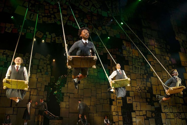 The touring production of "Matilda," the story of a brilliant girl who has superpowers and is tormented by adults, comes to the Academy of Music.