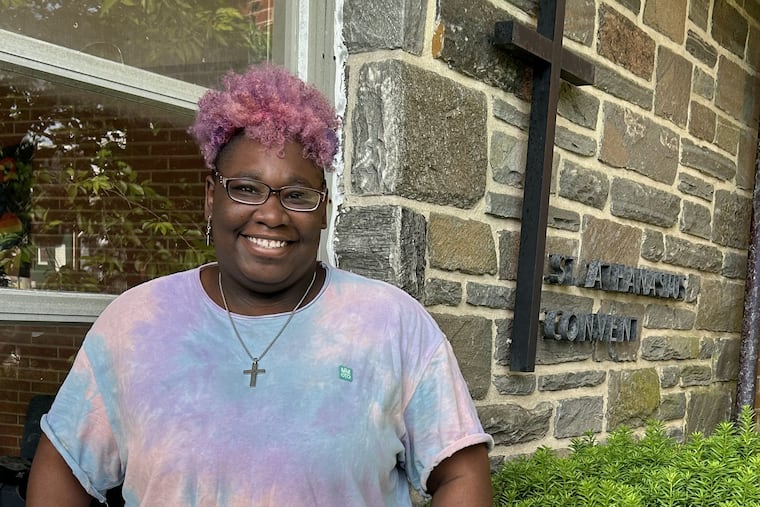 Shayla Whitmore recently completed the program at St. Joseph's House, where she lived for two years while studying at La Salle University.