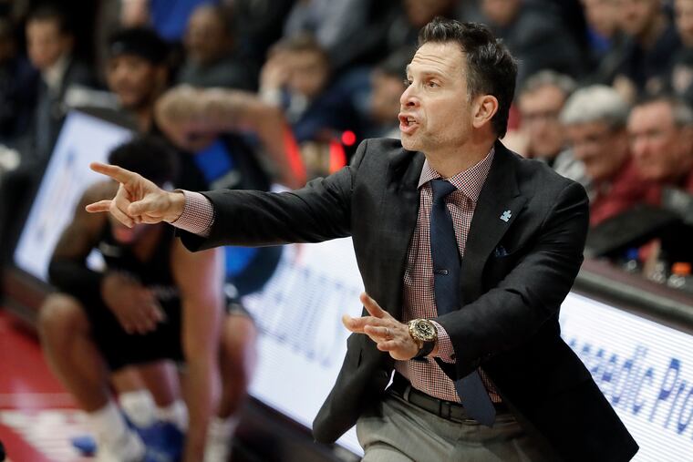 St. Joseph's head coach Billy Lange.