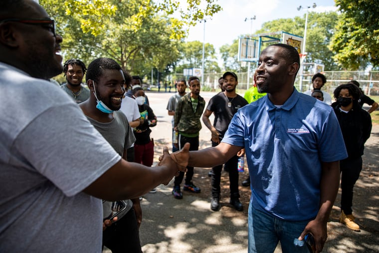Councilman Isaiah Thomas speaks to some of the community members and organizations at the Athletic Recreation Center on Aug. 2, 2022.