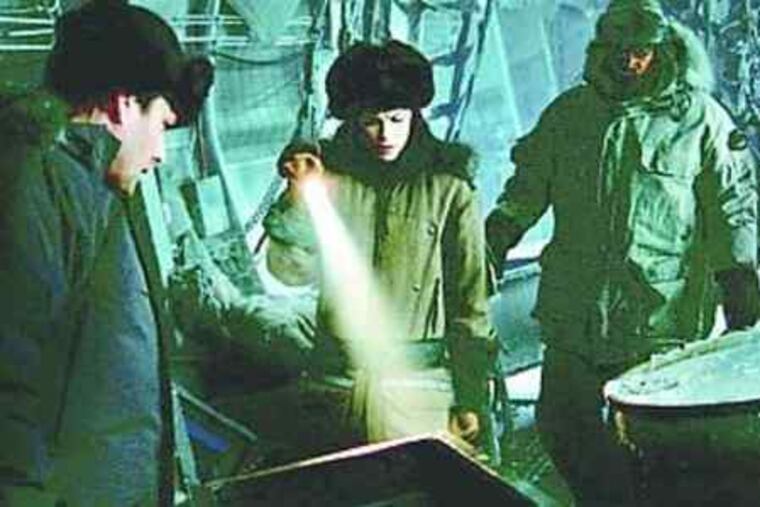 Hunting for a killer (from left): Gabriel Macht, Beckin-sale and Colum-bus Short.