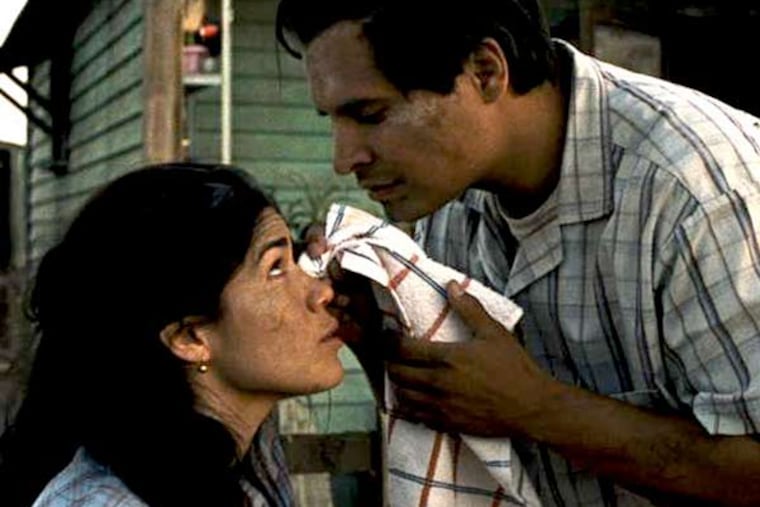Michael Peña as the farm-labor activist and America Ferrera as his wife, Helen Chávez.