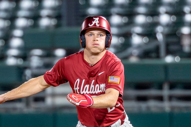 Alabama outfielder Chase Kroberger is one of six locals competing in the College World Series.