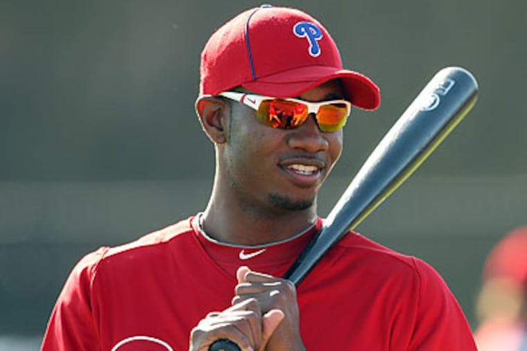 Domonic Brown was sent down to Lehigh Valley on July 30. (Yong Kim/Staff file photo)