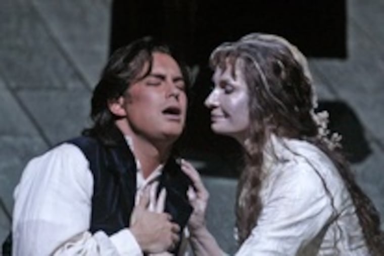 Stephen Costello , as Edgardo in "Lucia," got more applause than costar Annick Massis.