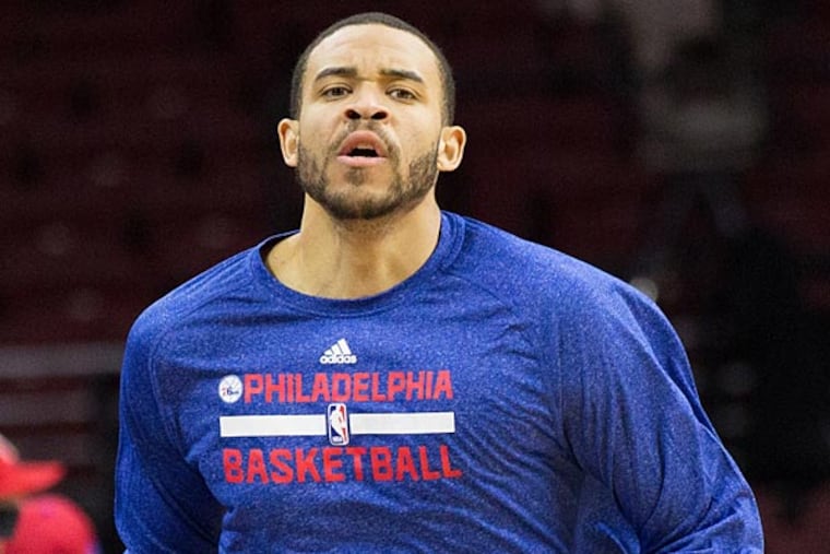 Philadelphia 76ers center JaVale McGee (1) runs on the court prior to the game against the Indiana Pacers at Wells Fargo Center. (Bill Streicher/USA Today)
