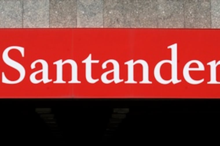 Banco Santander in Madrid, among the Ponzi scheme's huge victims. The Spanish bank, which is buying Phila.-based Sovereign, reported potential losses of $3.1 billion.