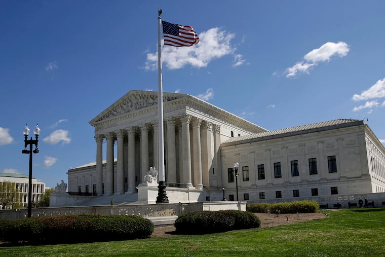 The U.S. Supreme Court is seen in Washington.