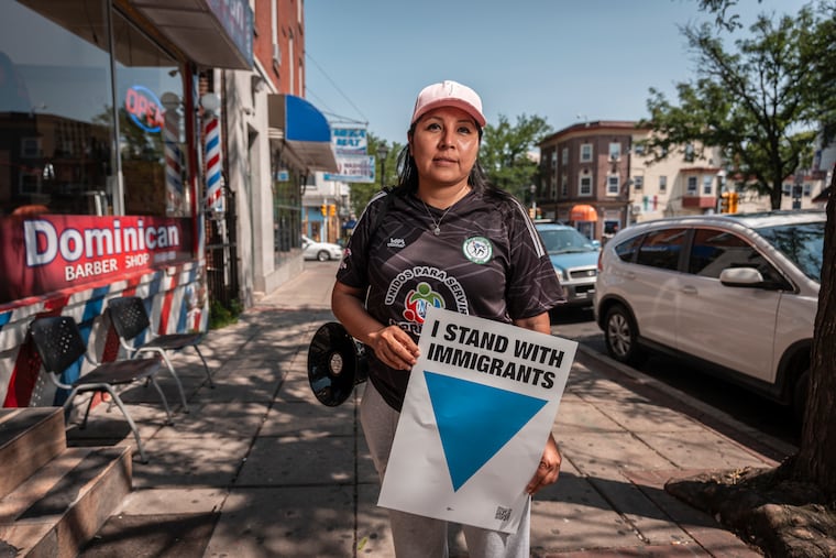 Denisse Agurto, of Unides Norristown, in Norristown, PA, June 03, 2025. The community is facing an ongoing immigration enforcement action by ICE.