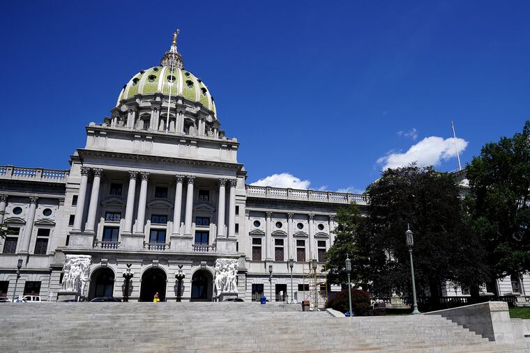 The Pennsylvania State Capitol in Harrisburg.
