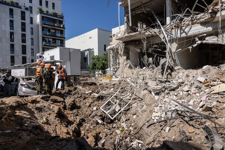 An Iranian missile landed in Tel Aviv on Tuesday morning after Israeli airstrikes struck multiple Iranian sites overnight.