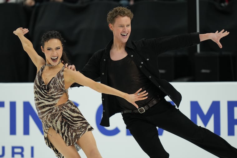 Married ice dancers Madison Chock and Evan Bates are seven-time national champions.