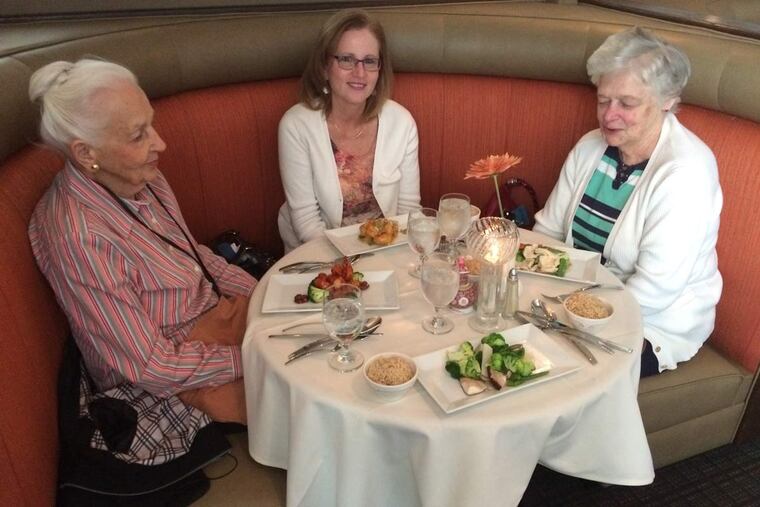Sara Knupp, left, Linda Jeffers, center, and Winona Martin, right, were on hand at Yang Ming Restaurant when it reopened Wednesday after being shut down for health code violations in August.